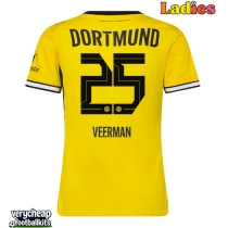 Borussia Dortmund Joey Veerman #25 Replica Home Shirt Ladies 2026-27 Short Sleeve